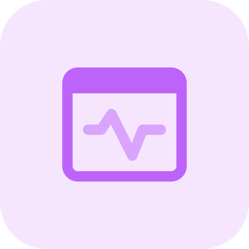 Line chart icon