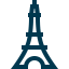 Eiffel tower icon 64x64