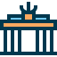 Brandenburg gate Symbol 64x64
