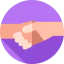 Shaking hands アイコン 64x64