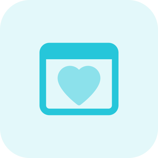 Heart shape icon