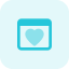 Heart shape icon 64x64