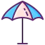 Beach umbrella іконка 64x64