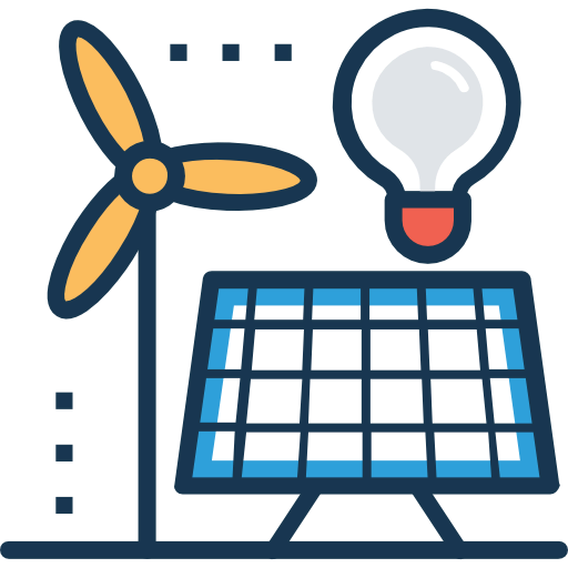Solar panel icon