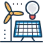 Solar panel icon 64x64