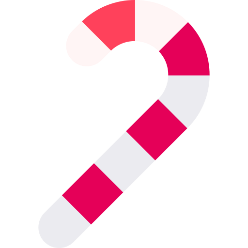 Candy cane icon