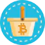 Bitcoin basket アイコン 64x64