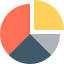 Pie chart ícono 64x64