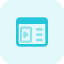 Browser with text icône 64x64