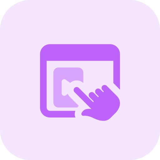Touch screen icon