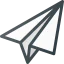 Paper plane icon 64x64