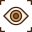 Eye scan icon 64x64