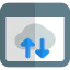Cloud server Symbol 64x64