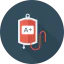 Blood transfusion icon 64x64