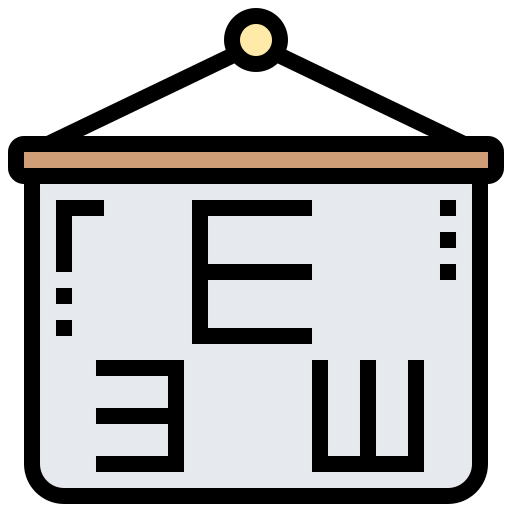 Eye test icon