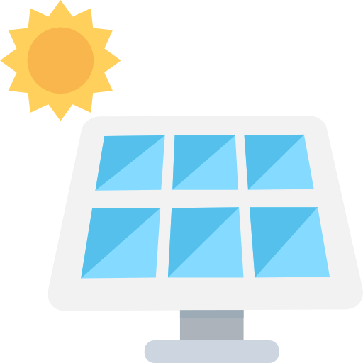 Solar panel icon