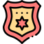 Police badge icon 64x64