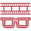 3d glasses icône 64x64