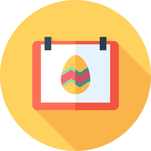 Easter day icon