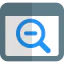 Zoom out option Symbol 64x64