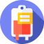 Blood transfusion icon 64x64