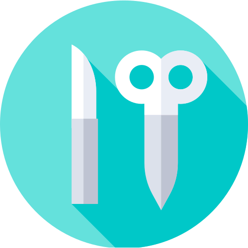 Surgery tools icon