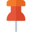 Push pin ícone 64x64