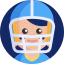 American football player icon 64x64