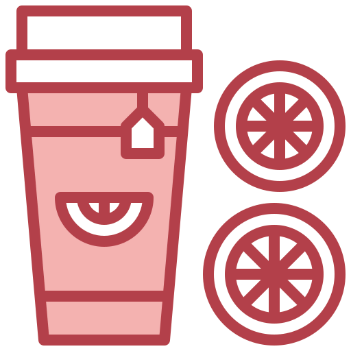 Lemon tea icon