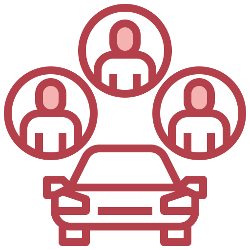 Car sharing icon