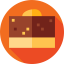Chocolate fudge icon 64x64