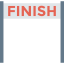 Finish line icon 64x64