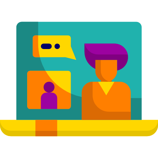 Online learning icon
