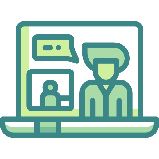 Online learning icon