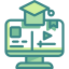Online learning icon 64x64