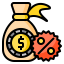 Money bag icon 64x64