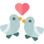 Love birds icon 64x64