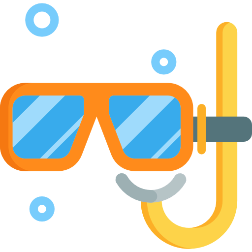 Diving mask icon