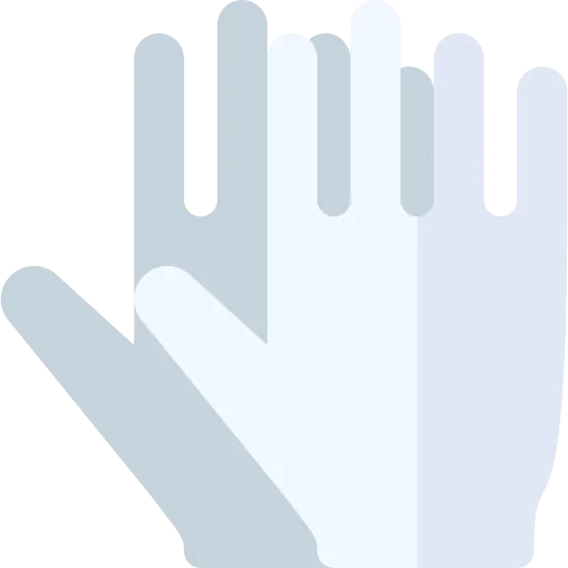 Rubber gloves icon