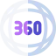 360 degrees アイコン 64x64