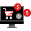 Online shopping icon 64x64