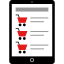 Online shopping icon 64x64