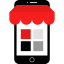 Online shopping icon 64x64