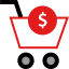Online shopping icon 64x64