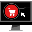 Online shopping icon 64x64