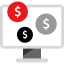 Online shopping icon 64x64