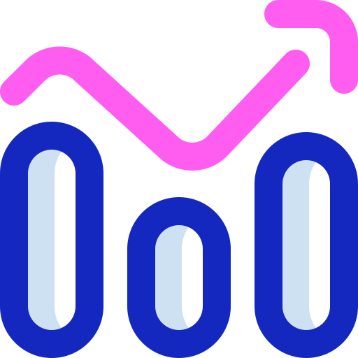 Line chart icon