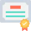 Certificate アイコン 64x64