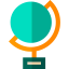 Earth globe icon 64x64