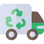 Garbage truck icon 64x64